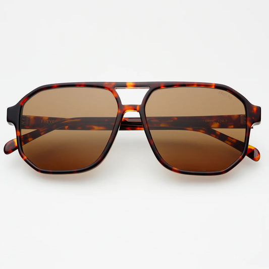 FREYRS Billie Unisex Aviator Dark Tortoise/Brown