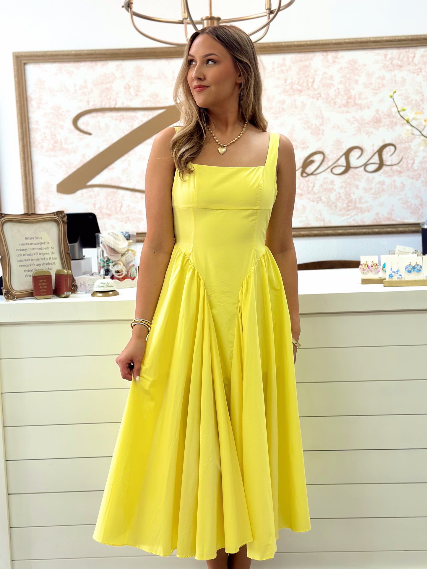Lemon lolli dress