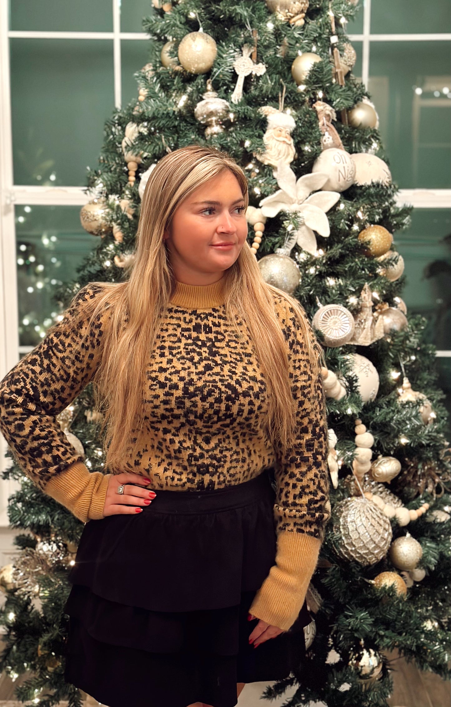 Cheetah sweater