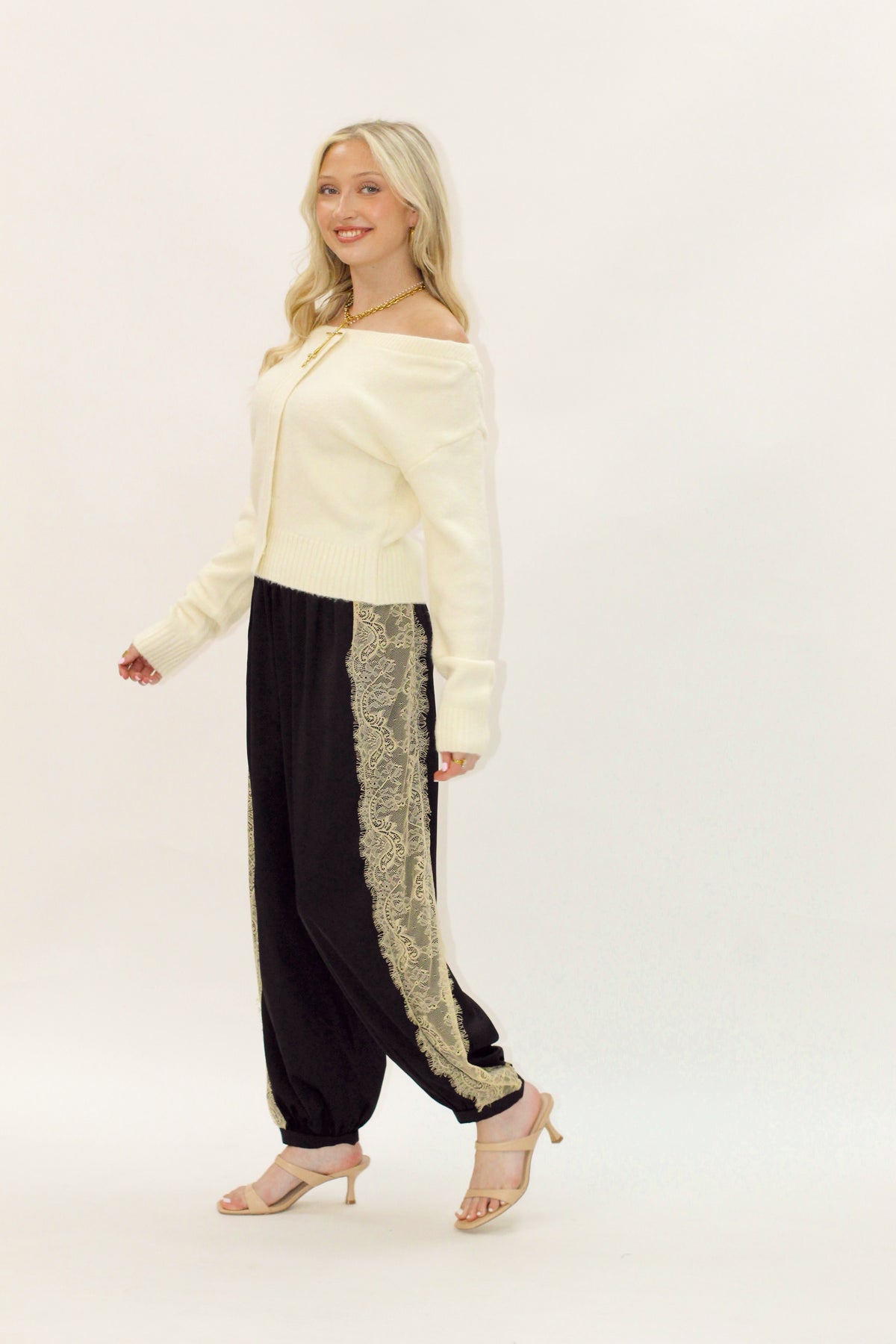 Autumn Darling Satin Joggers