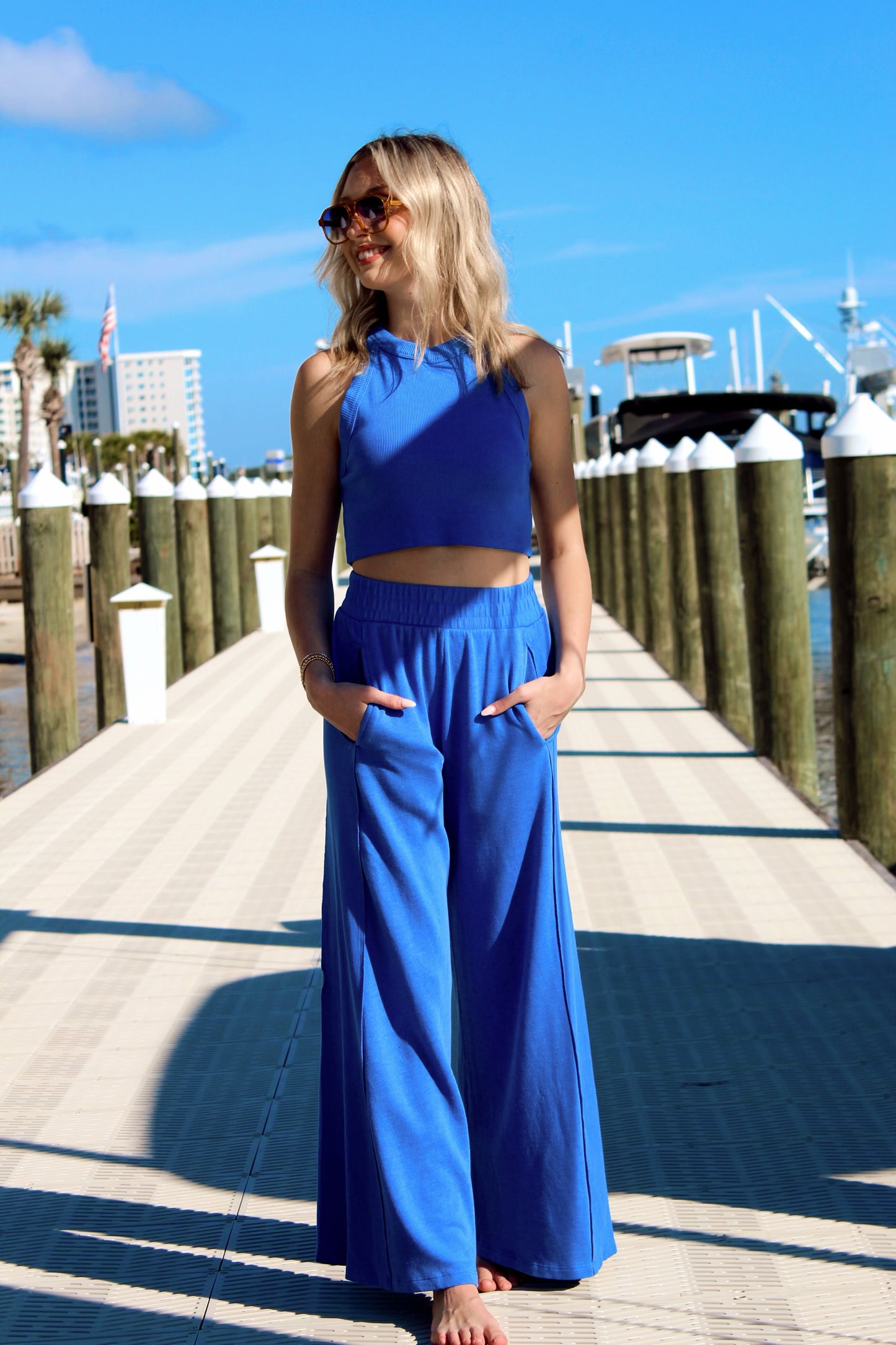 Cobalt Sea Pant Set