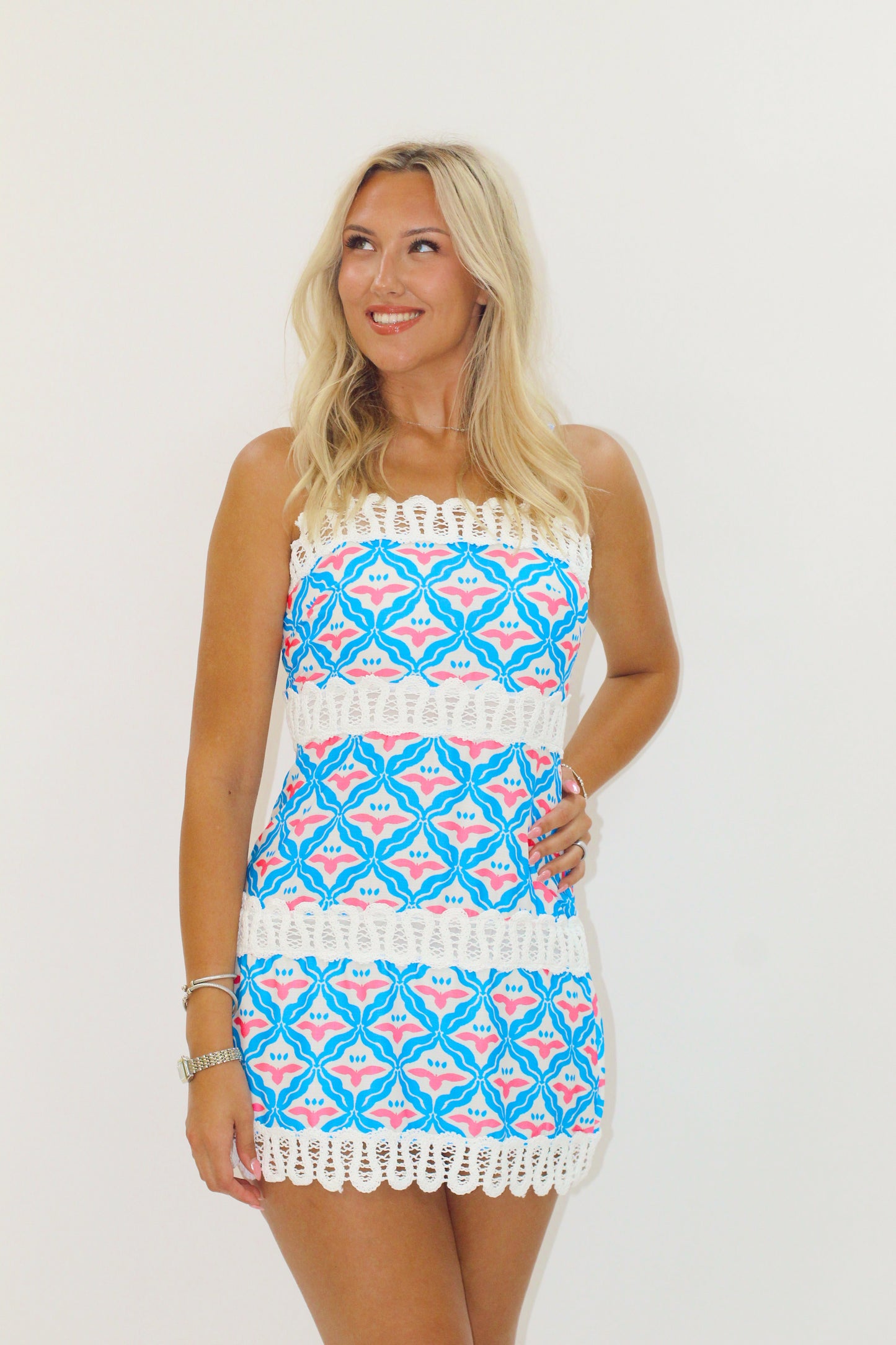 Blue castaway dress