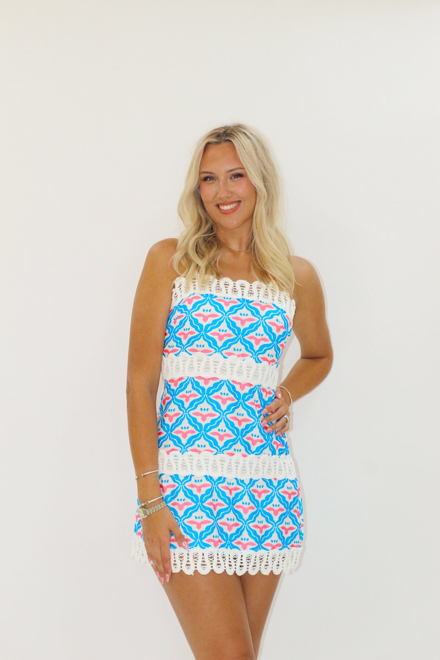 Blue castaway dress