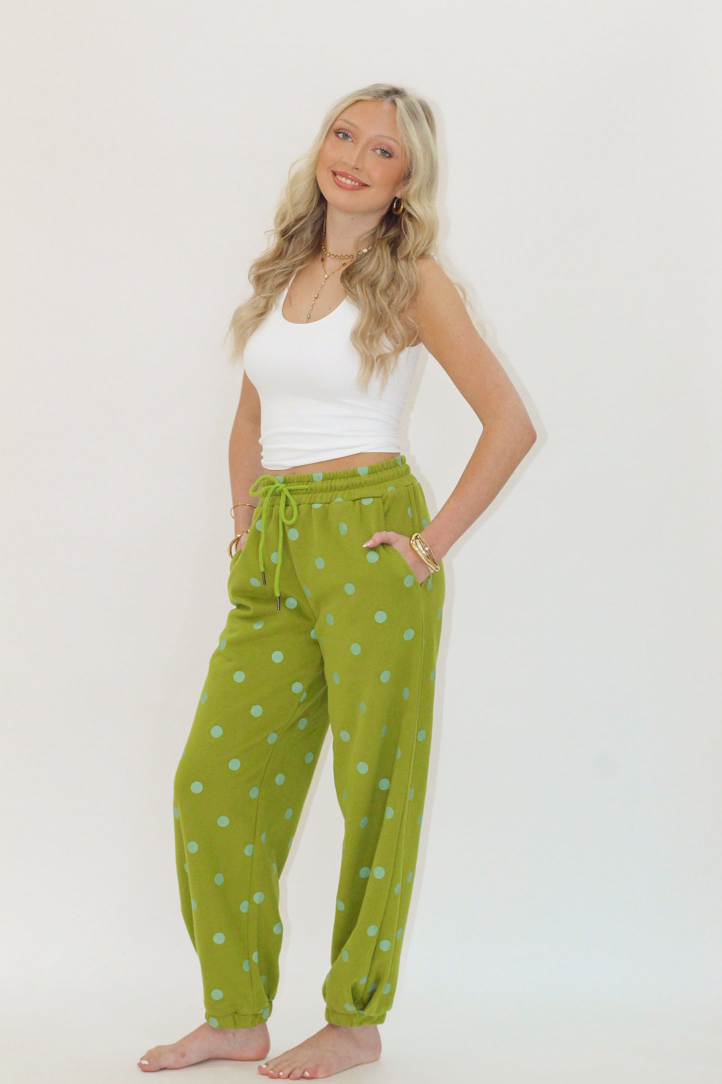 Marg polka dot pants