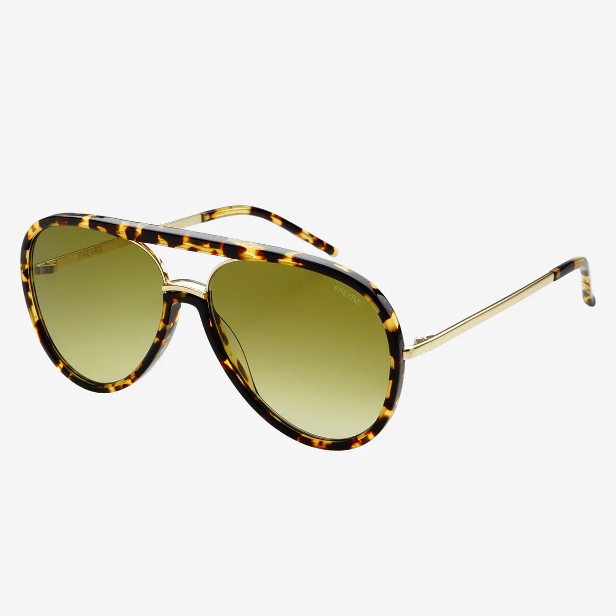 FREYERS Shay Aviator - Tortoise - Light Green