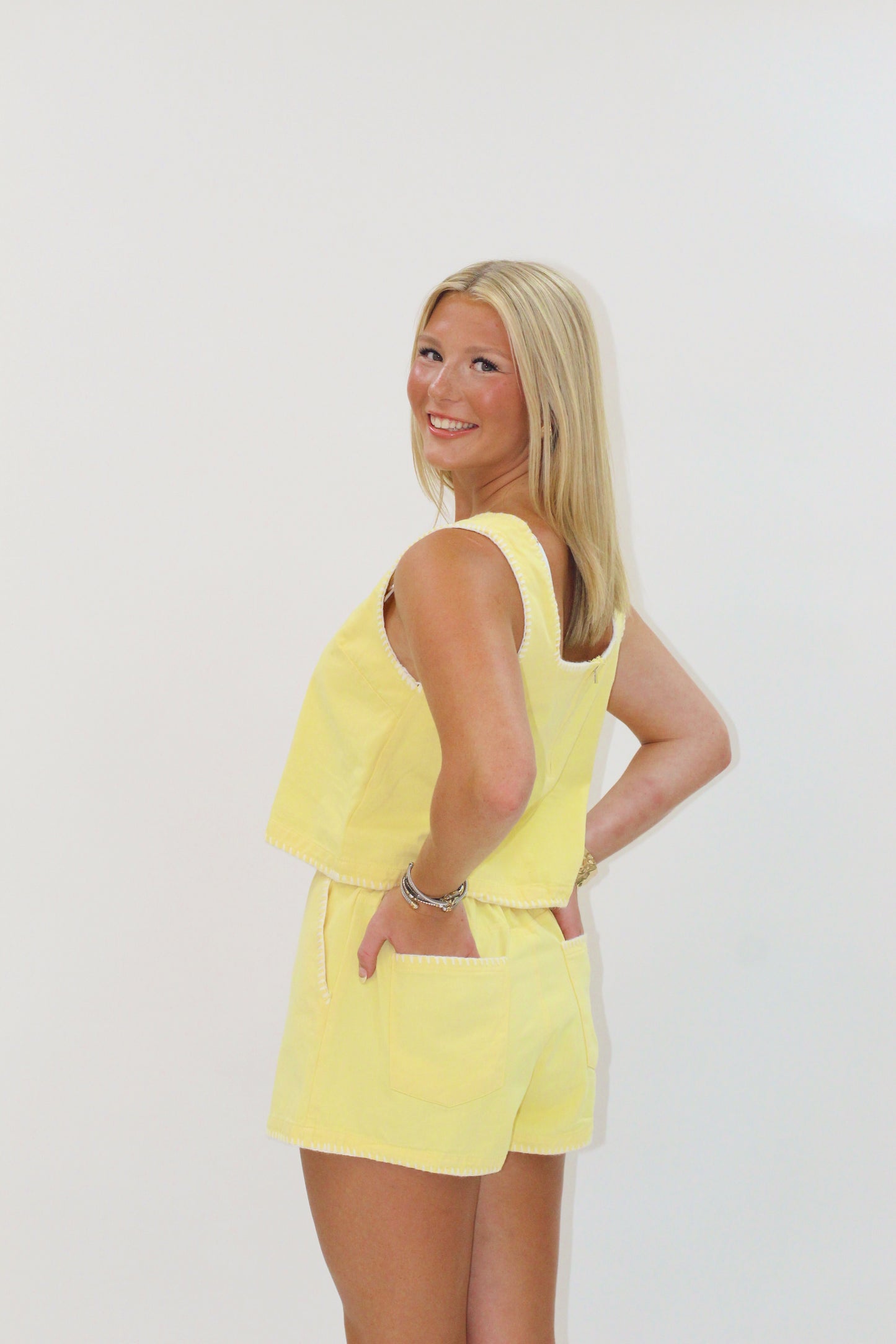 Whipped Butter Shorts Set