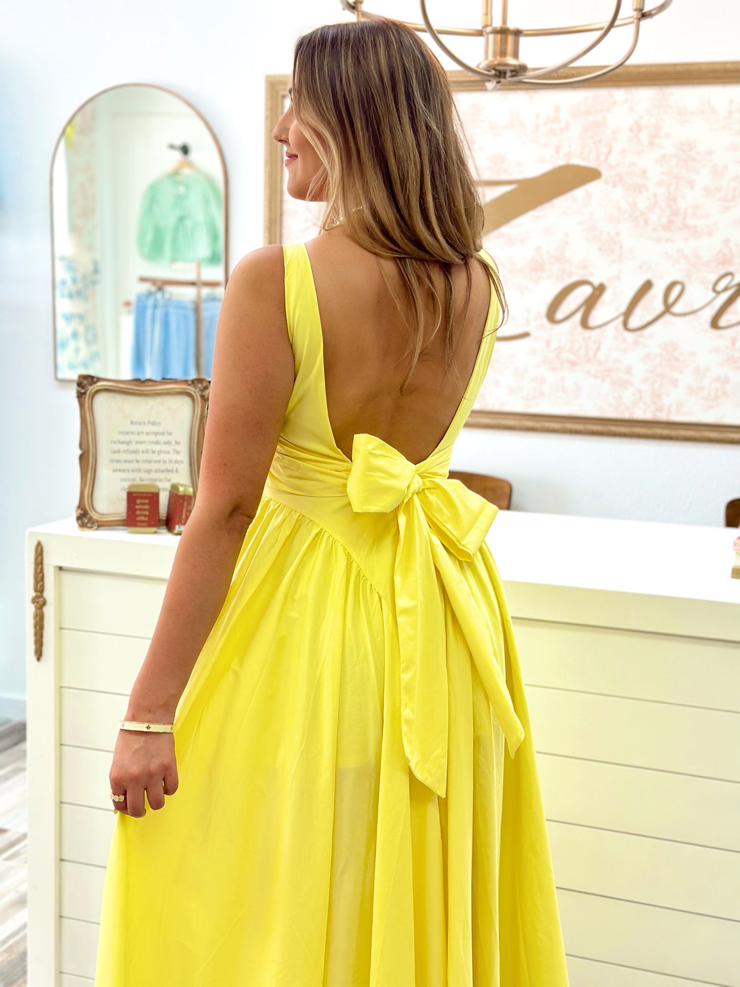 Lemon lolli dress