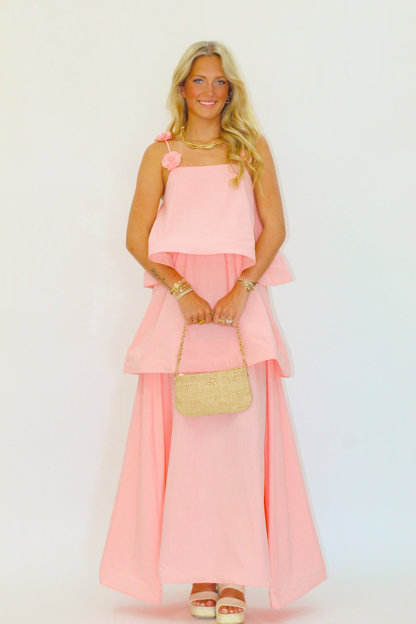 Tulip Layered Maxi Dress