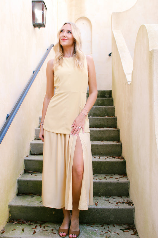 Lemon Yellow Dress