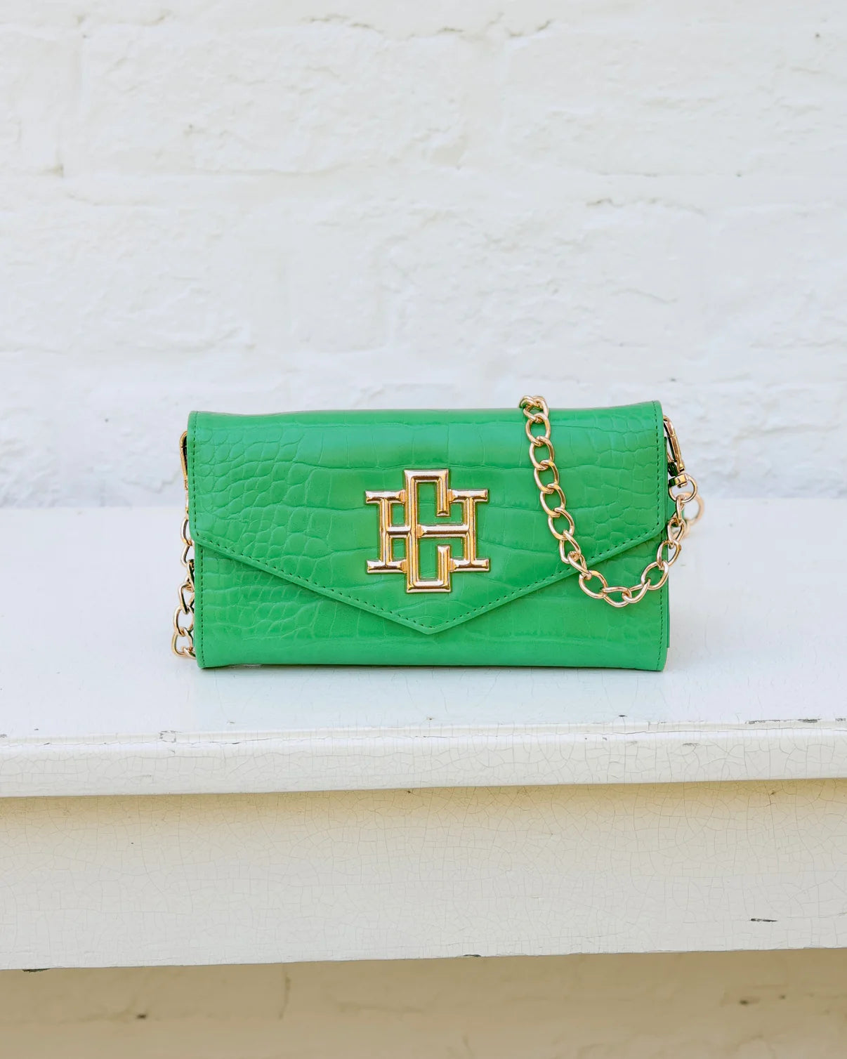 Carlington Clutch/Crossbody Kelly Green