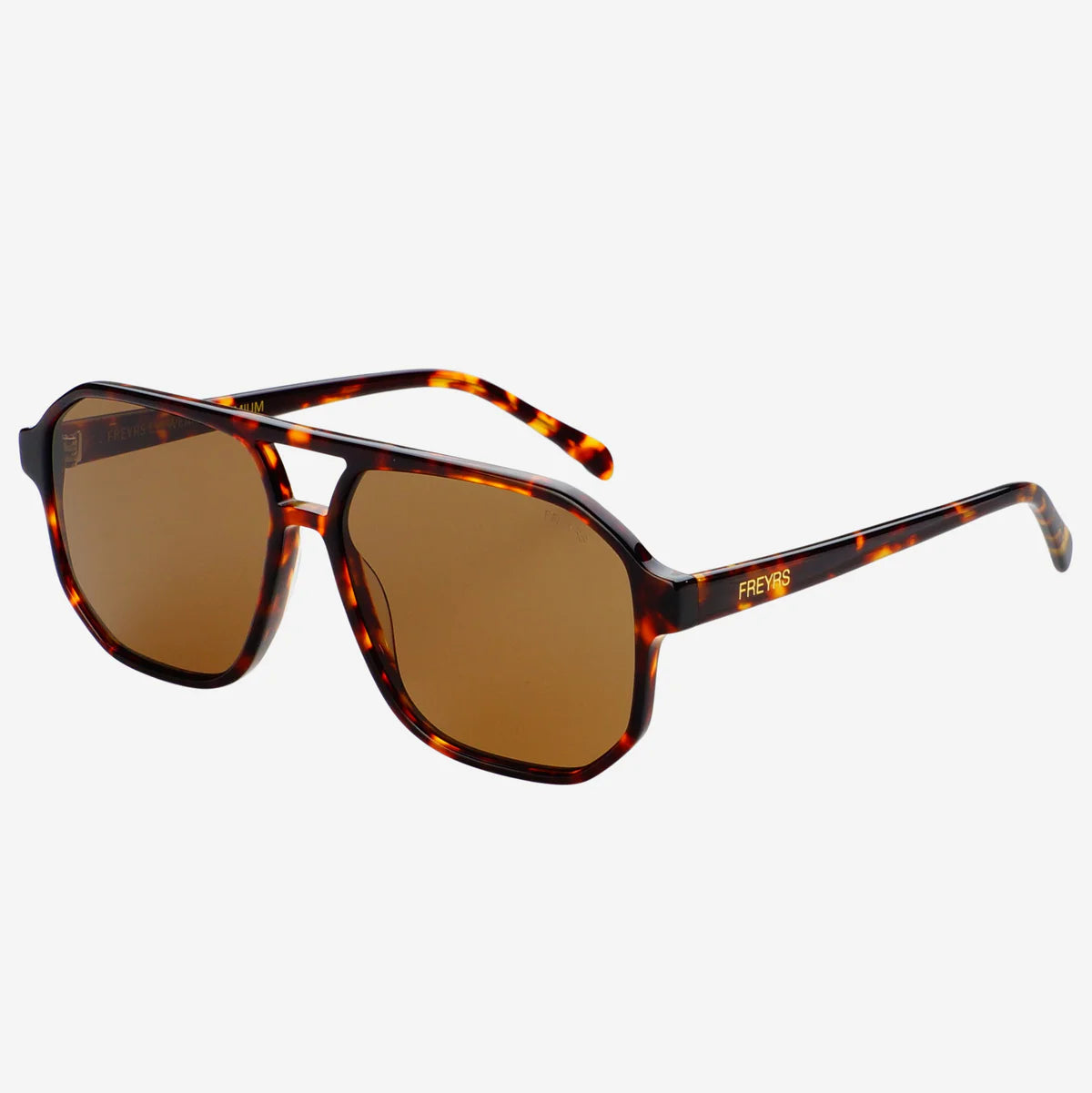 FREYRS Billie Unisex Aviator Dark Tortoise/Brown