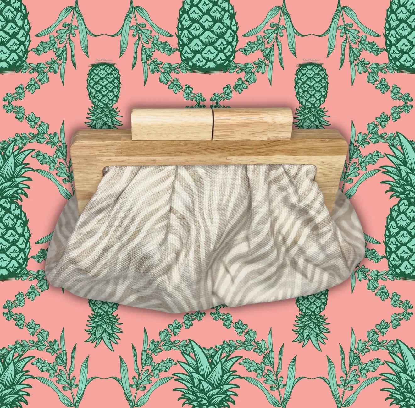 East Bay Clutch - Zebra