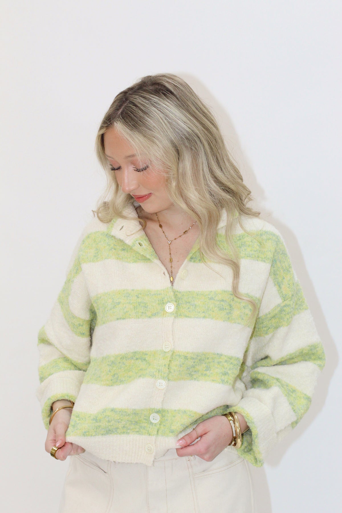 Brunch High Neck Cardigan