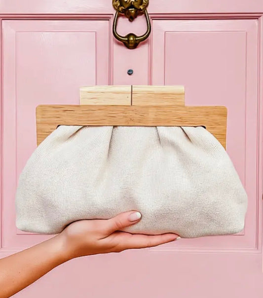 East Bay Linen Clutch