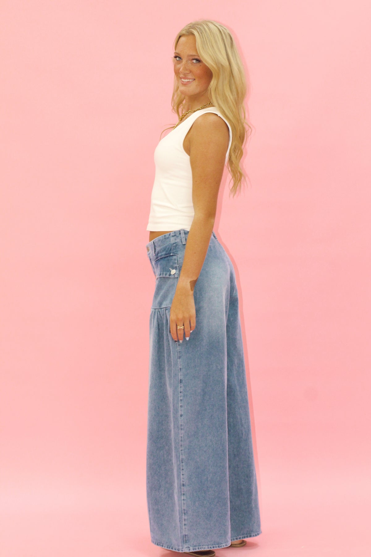 Brady Denim Wide Leg Pants