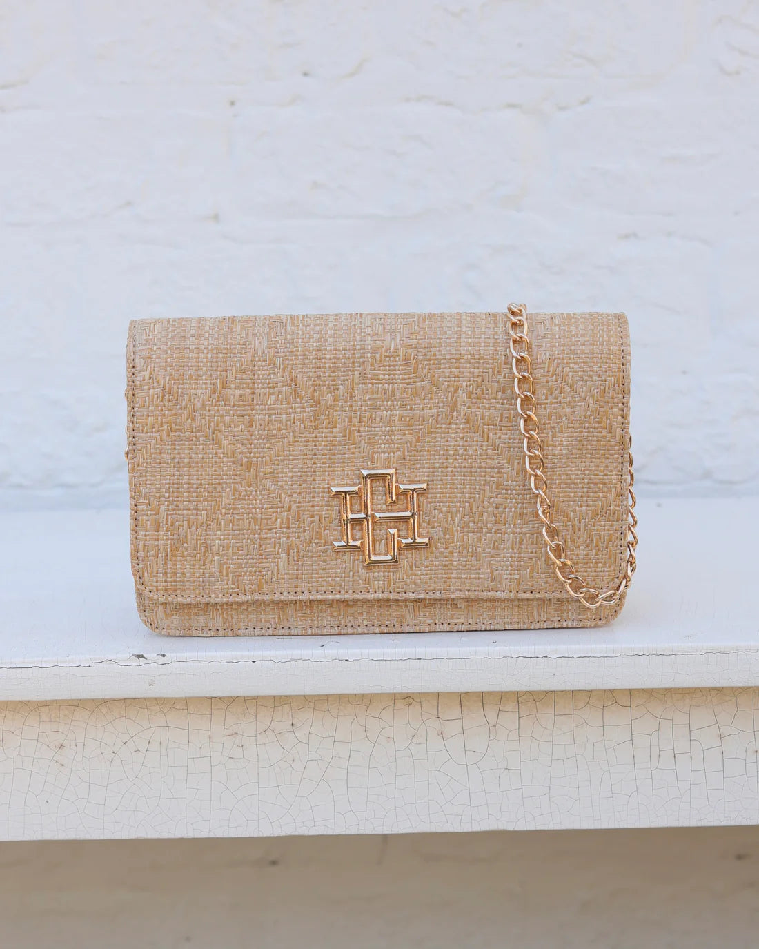 Bryn Clutch/Crossbody Natural