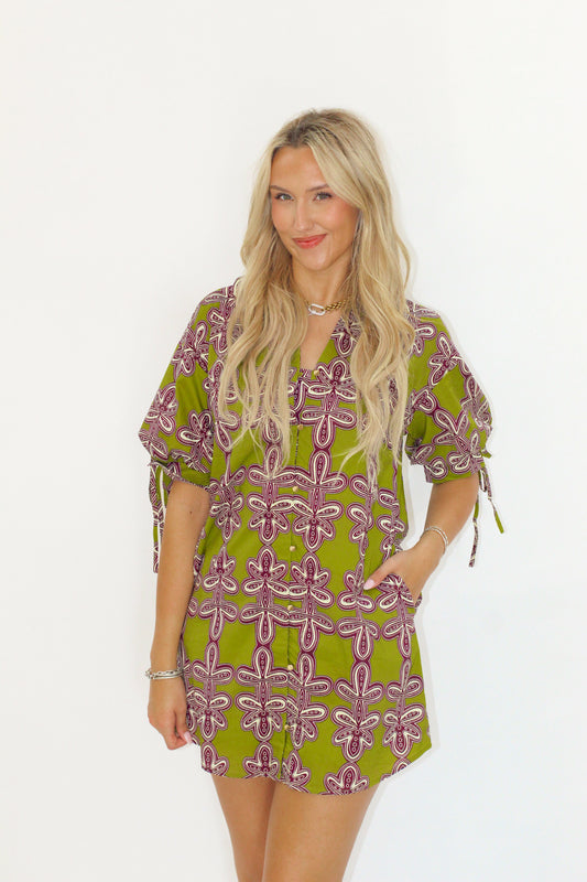 Green Garden dress