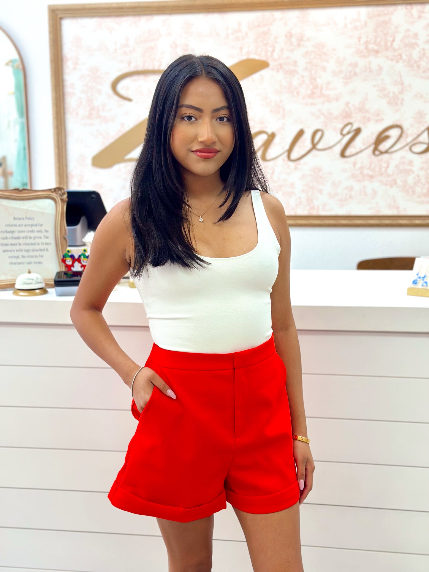Cherry shorts
