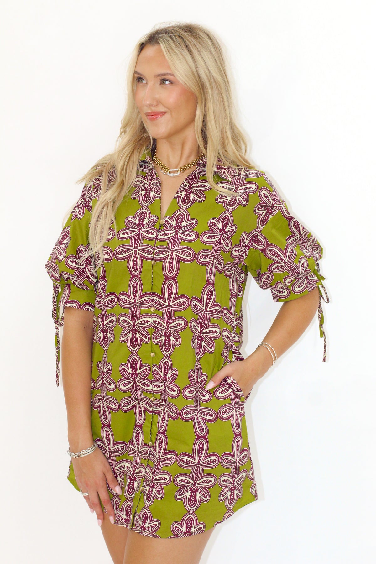 Green Garden dress