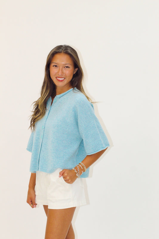 Raw Blue Cardigan