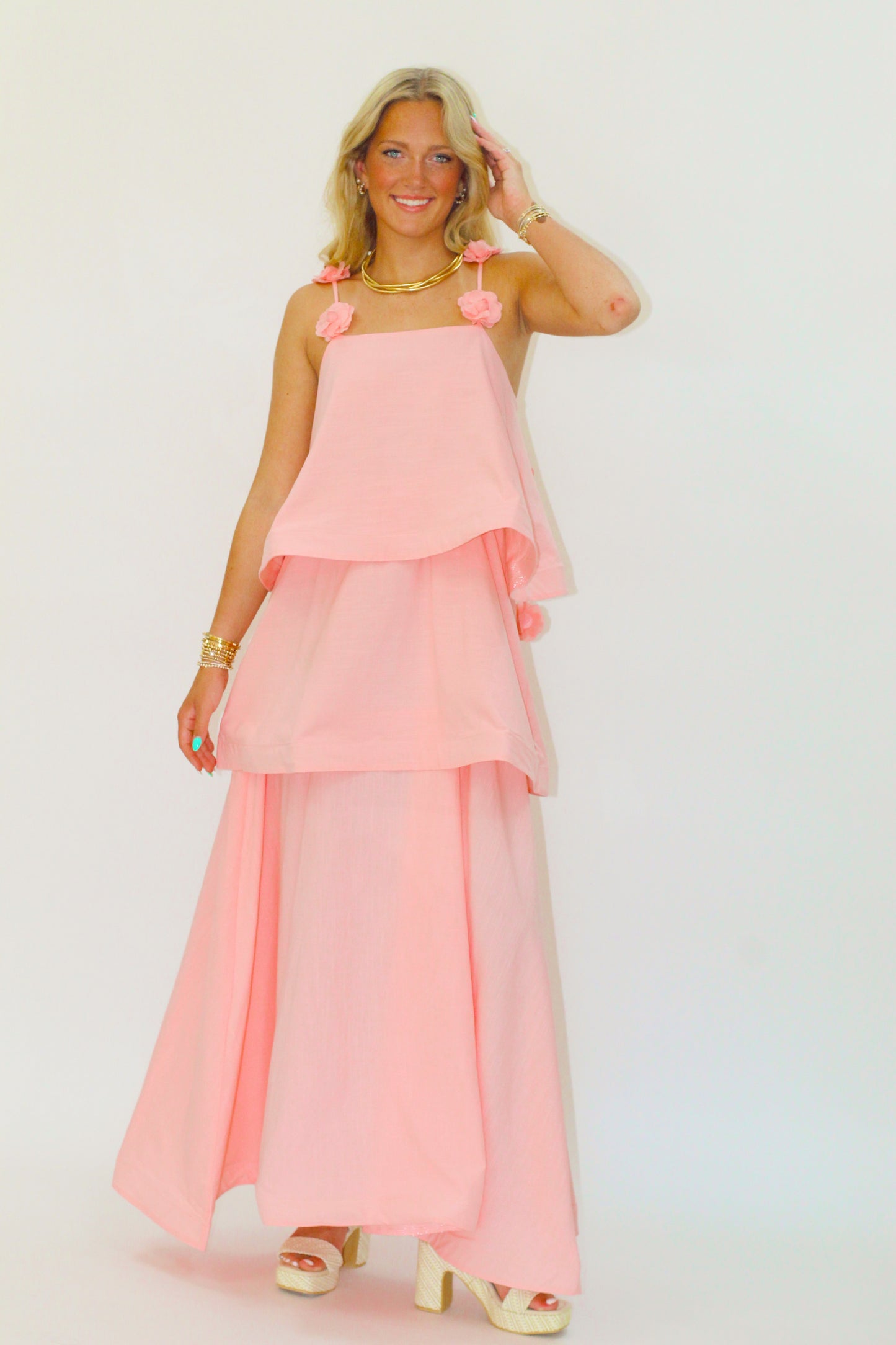 Tulip Layered Maxi Dress