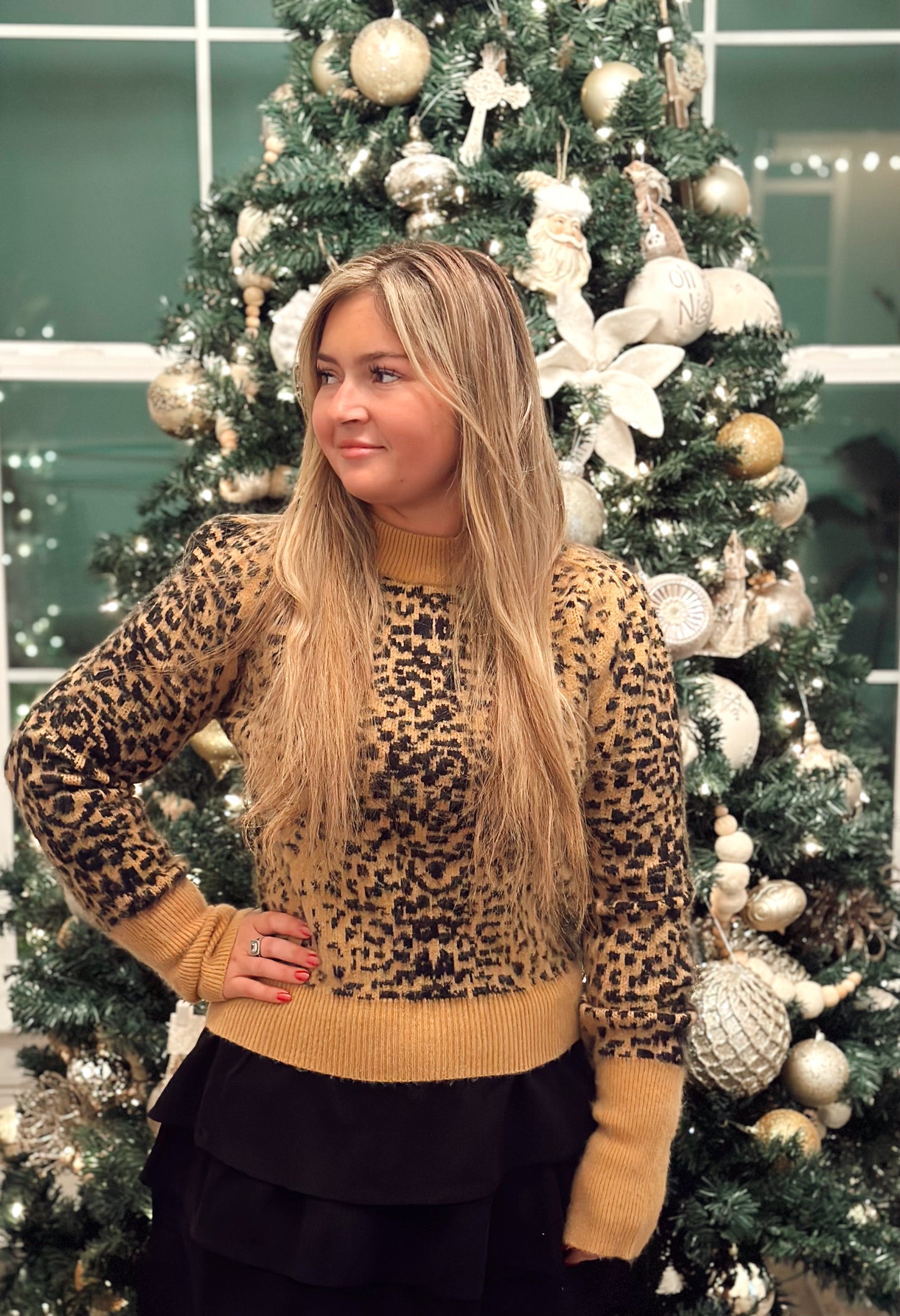 Cheetah sweater