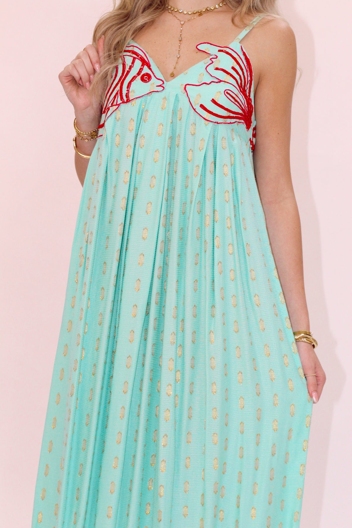 Blue Glow Fish Dress