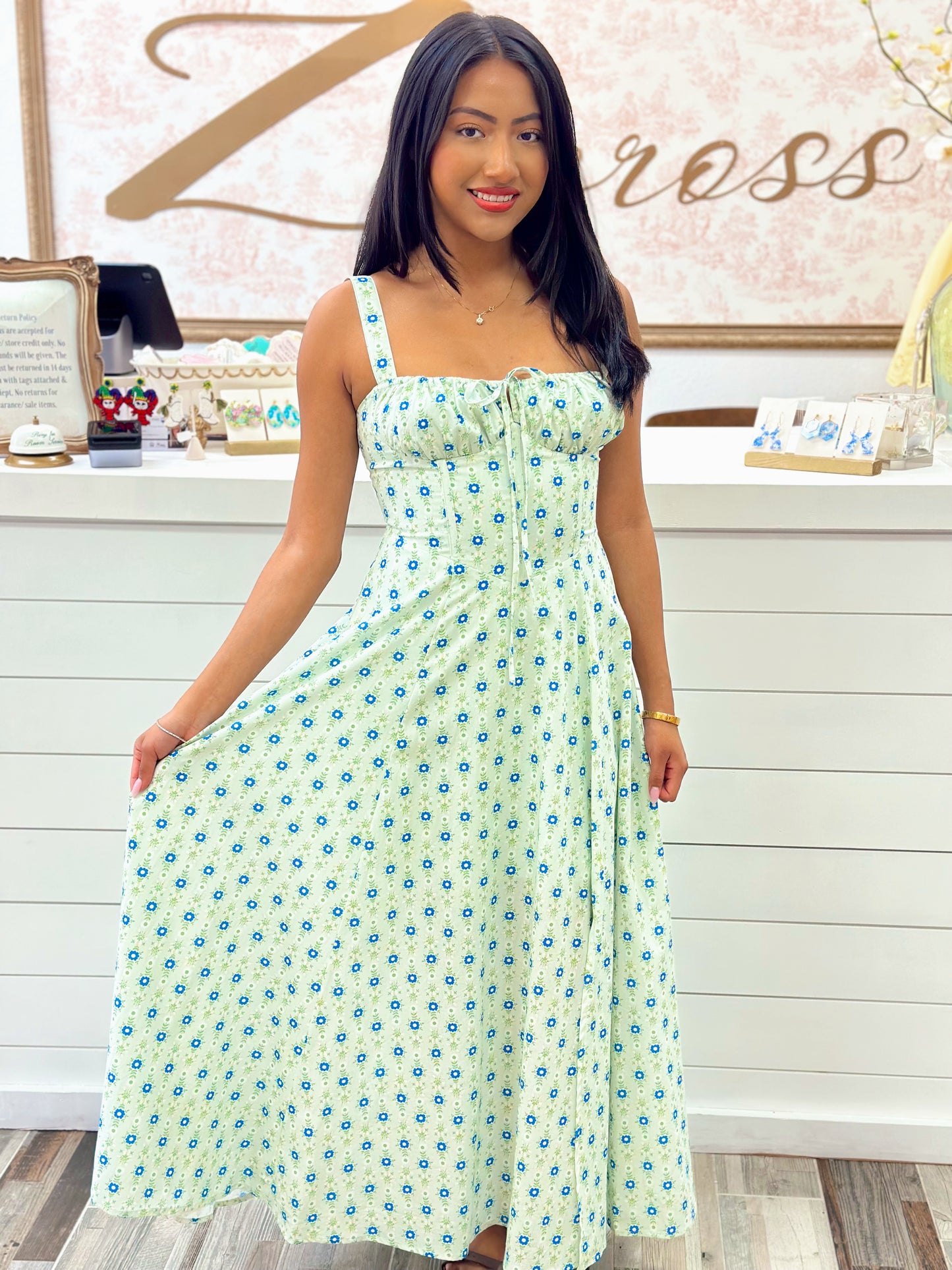 Spring fields dress