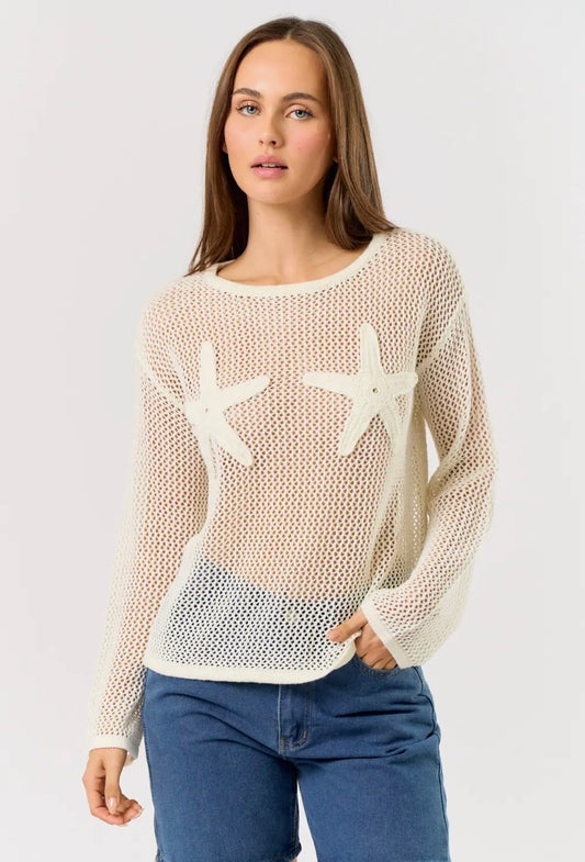 Seashell by the sea Knit Top