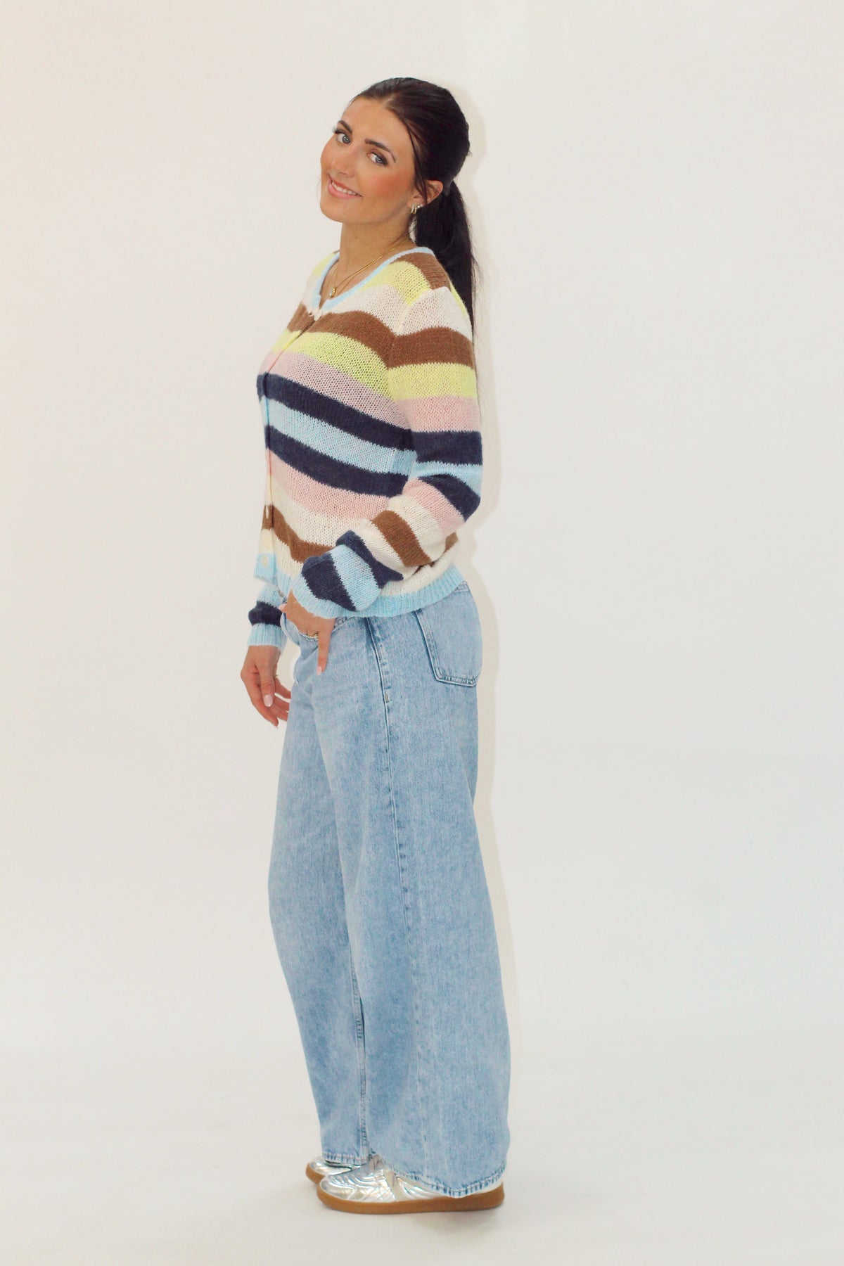 Cozy Living Striped Sweater