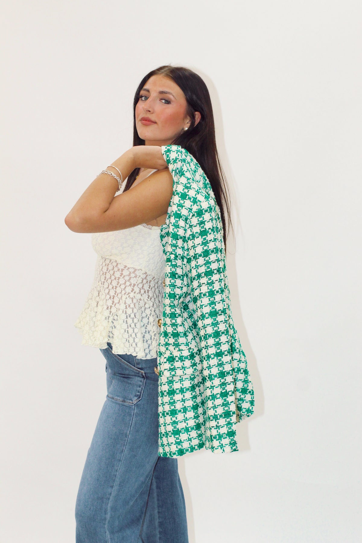 Just For You Tweed Blazer