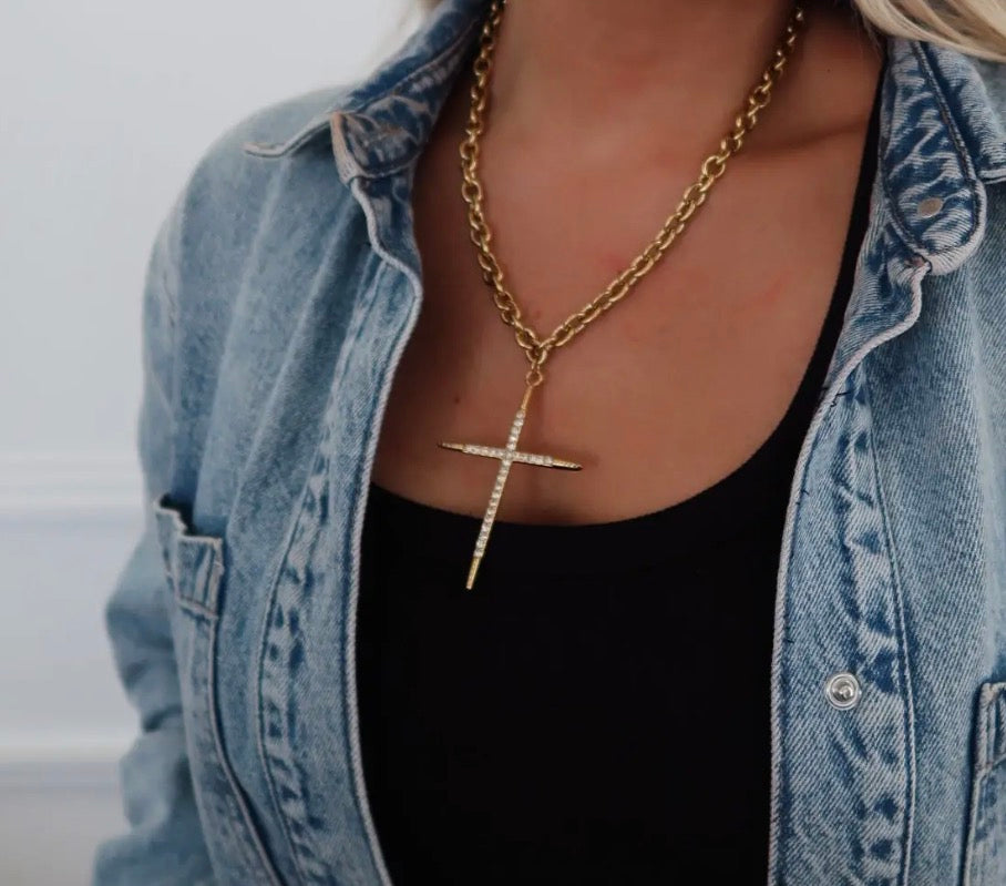 Luxe Cross necklace