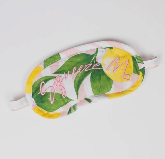 Lemon eye mask