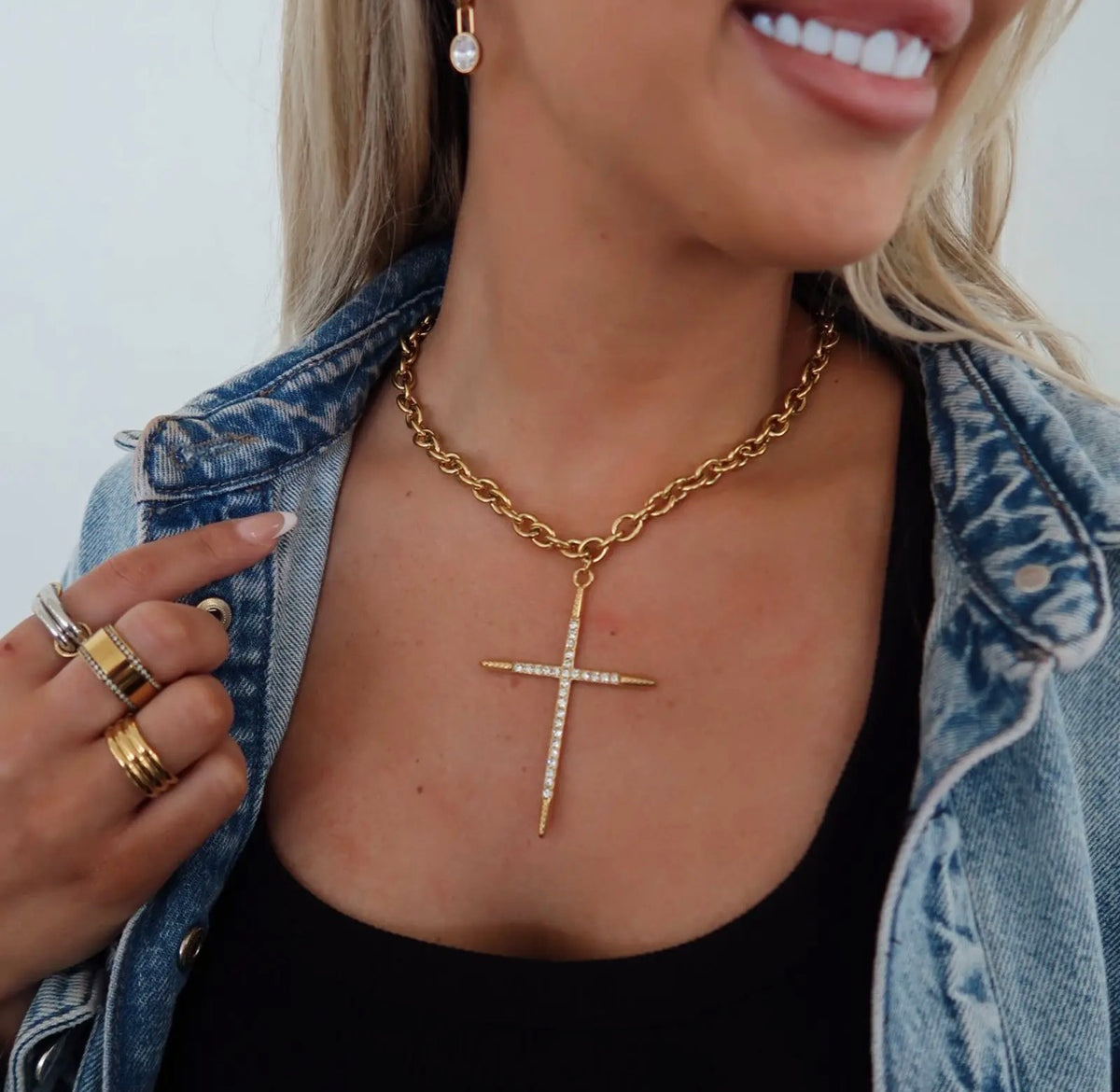 Luxe Cross necklace