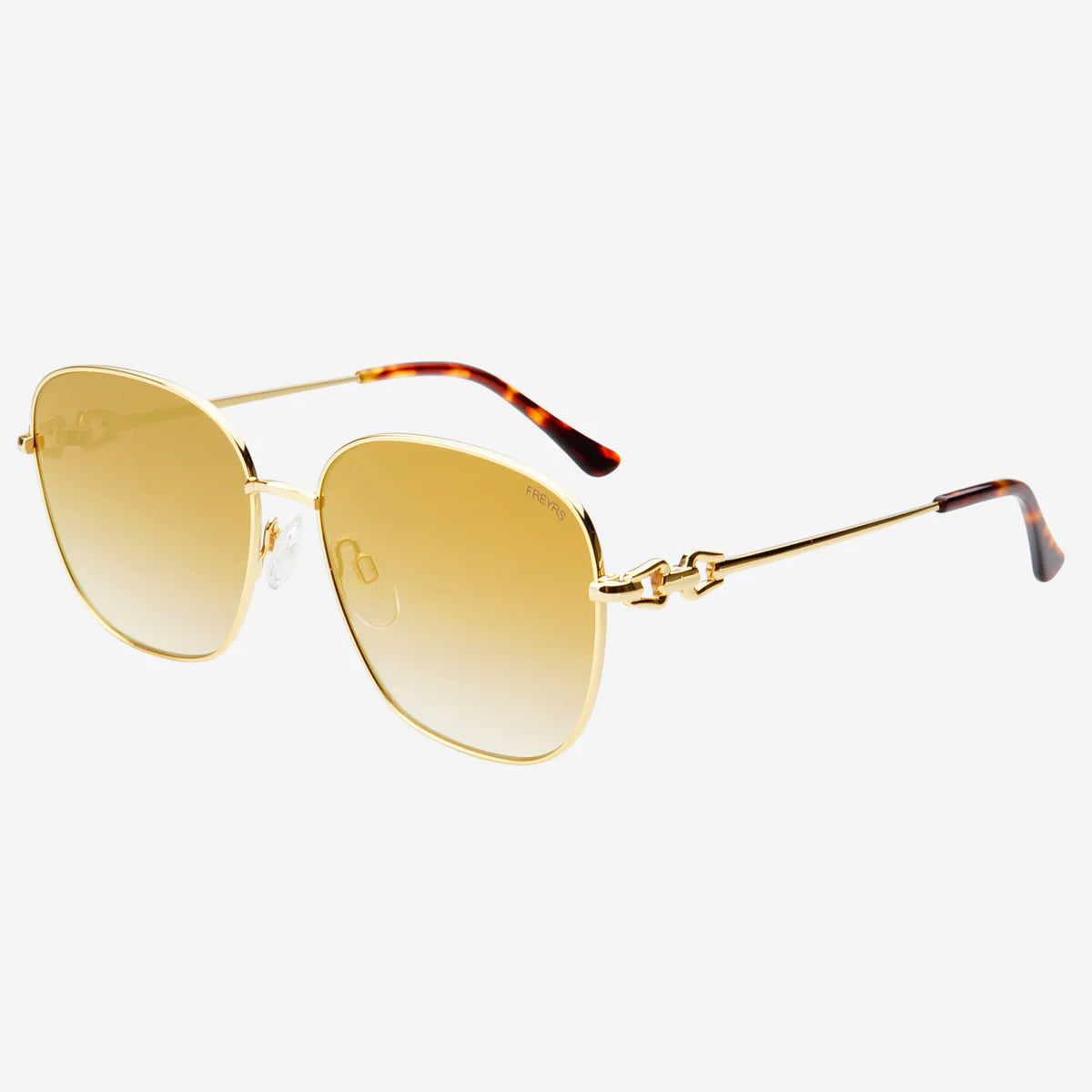 FREYERS Lea Women’s Round Sunnies / Gold Mirror