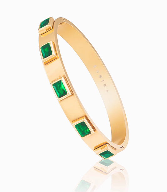 Emerald Band Bracelet