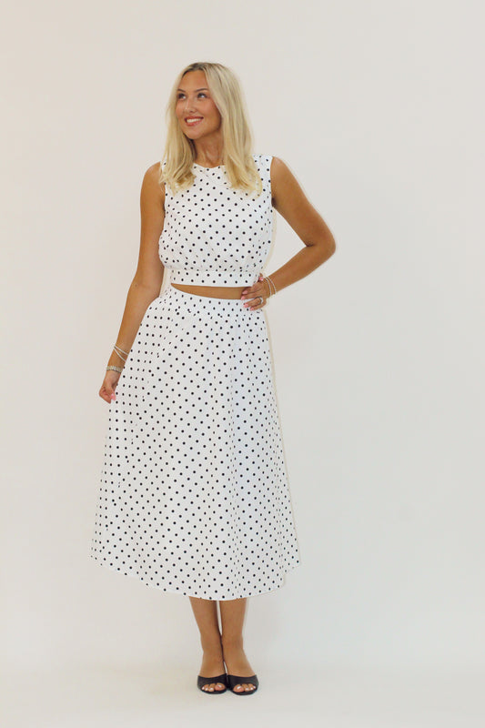 Polka Dottie Skirt Set