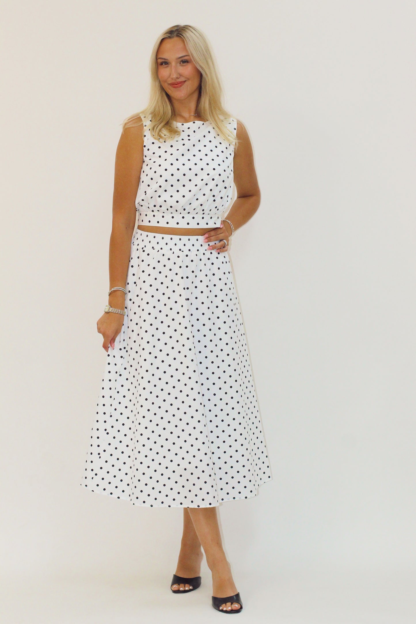 Polka Dottie Skirt Set